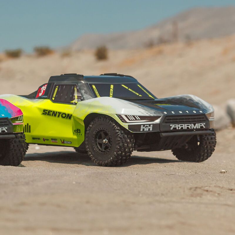 1/10 SENTON 4X4 223S BLX BRUSHLESS SHORT COURSE TRUCK RTR WITH DSC, YELLOW