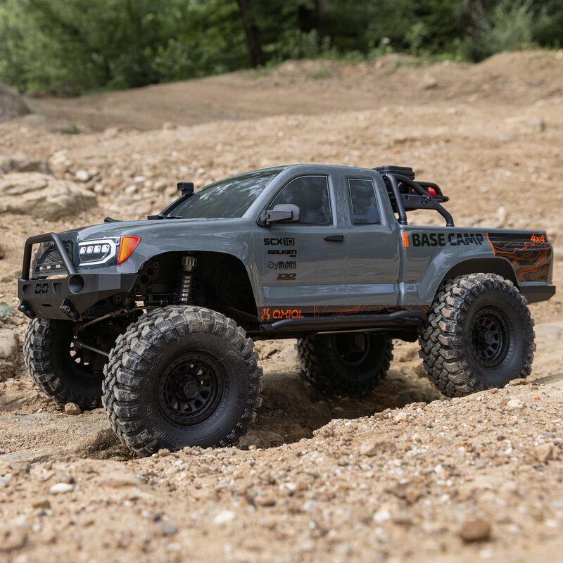 1/10 SCX10 III Base Camp 4X4 RTR Brushed Rock Crawler, Gray