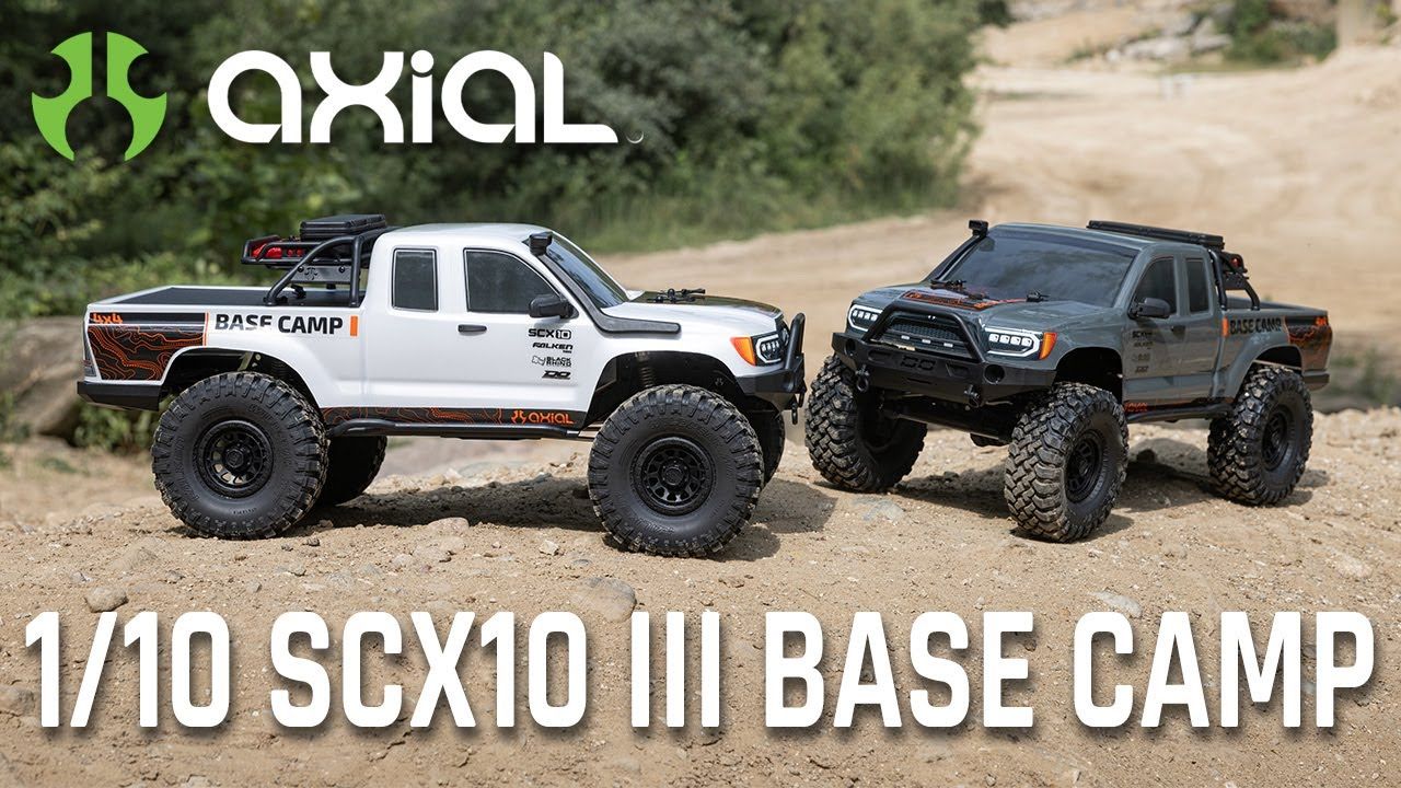 1/10 SCX10 III Base Camp 4X4 RTR Brushed Rock Crawler, Gray