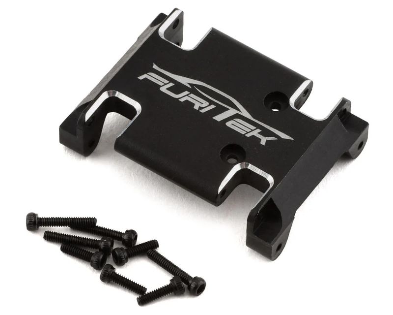 Furitek Axial AX24 CNC Aluminum Skid Plate (Black)