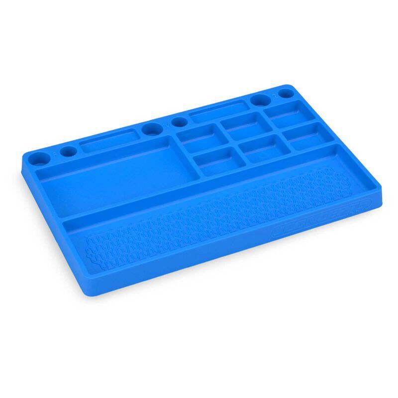 Parts Tray, Rubber Material, Blue
