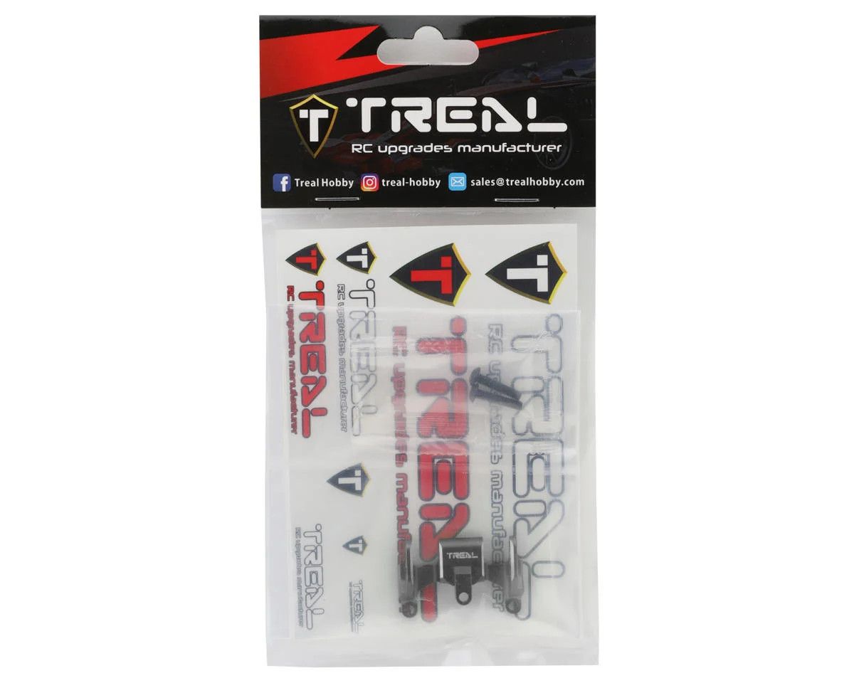 Treal Hobby Axial UTB18 Rear Axle Upper Link Relocation Mount (Black)