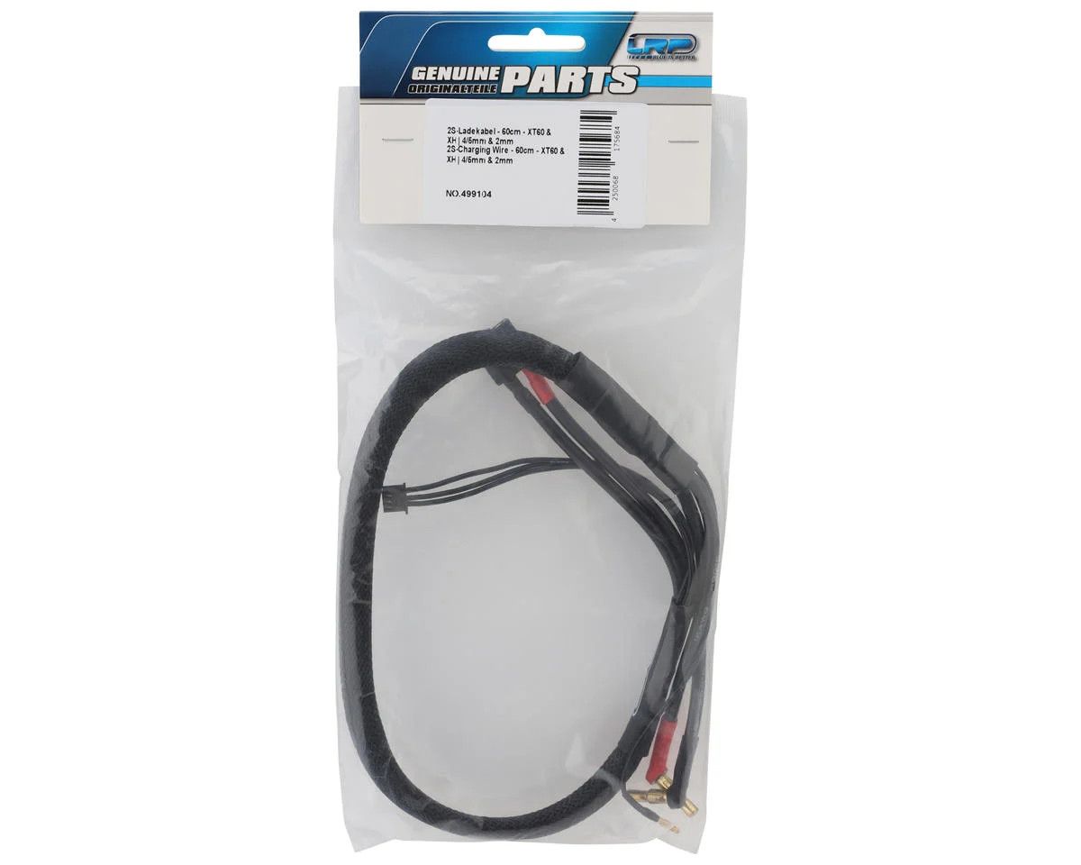 LRP 2S LiPo Charge/Balance Lead (XT60 to 4mm/5mm Bullet Connector) (60cm) (XH Balance Adapter)