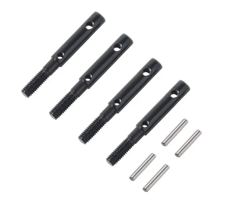 Steel Portal Axle Drive Shafts (4) for Axial SCX10 III &amp; Capra 1.9