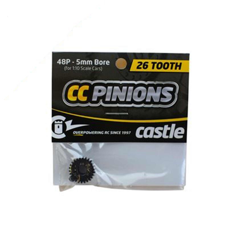 CC PINION 26T-48 PITCH 5MM BORE
