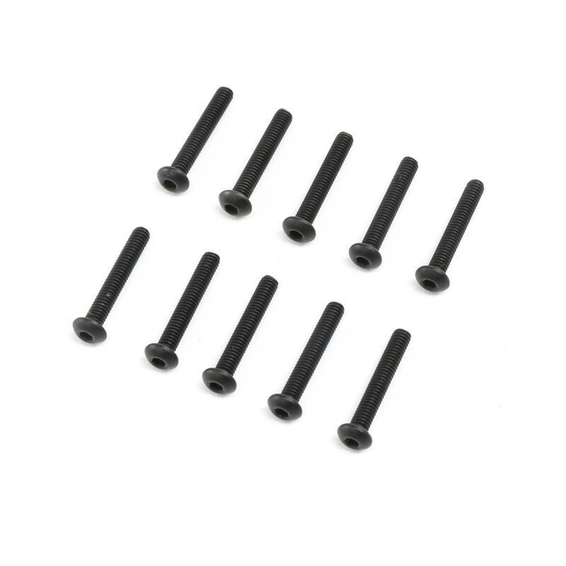 Button Head Screws, M2.5 x 16mm (10)