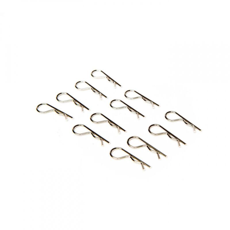 Body Clips, Silver (12):Universal