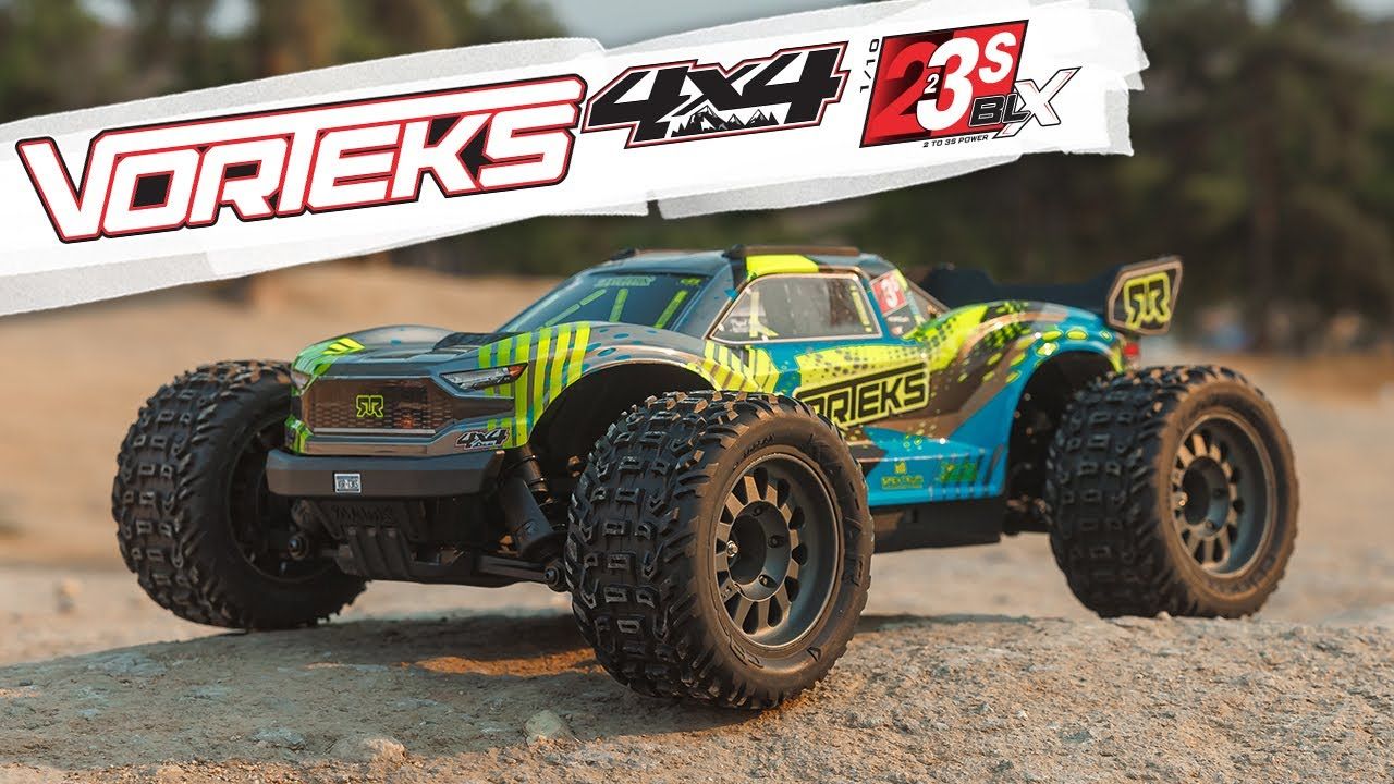 1/10 VORTEKS 4X4 223S BLX BRUSHLESS STADIUM TRUCK RTR WITH DSC, PURPLE