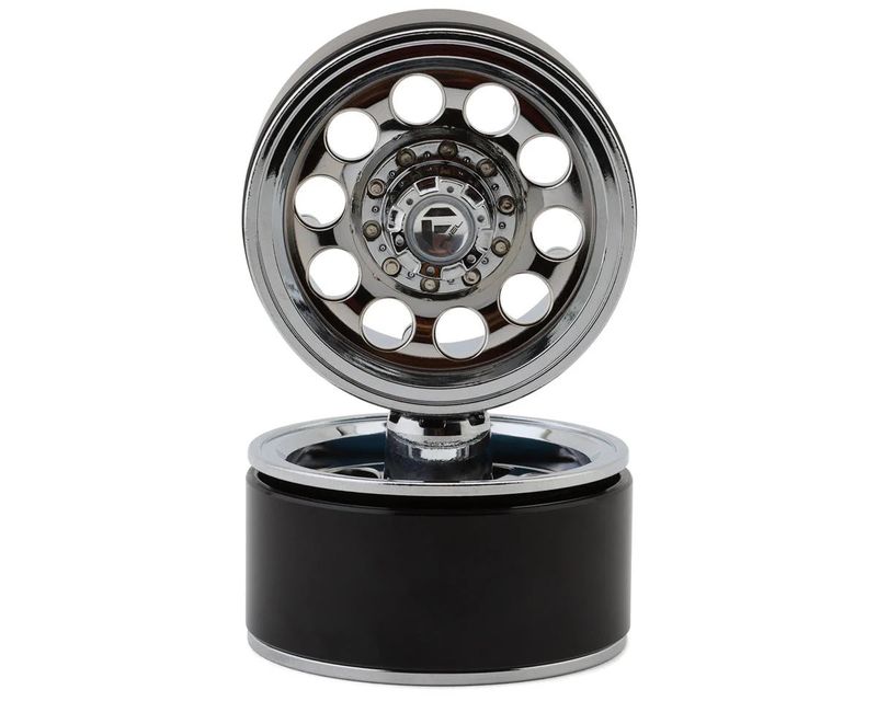 RC4WD Fuel Off-Road 1.9&quot; FF31 1/10 Rear Beadlock Wheels (Chrome) (2)