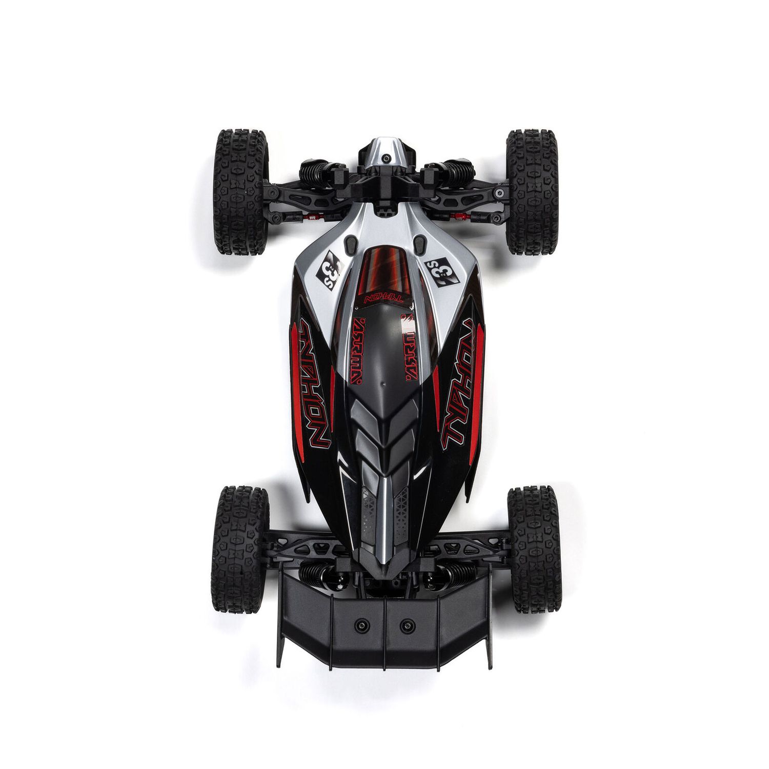1/14 TYPHON GROM 223S DSC 4X4 RTR Brushless Buggy, Silver