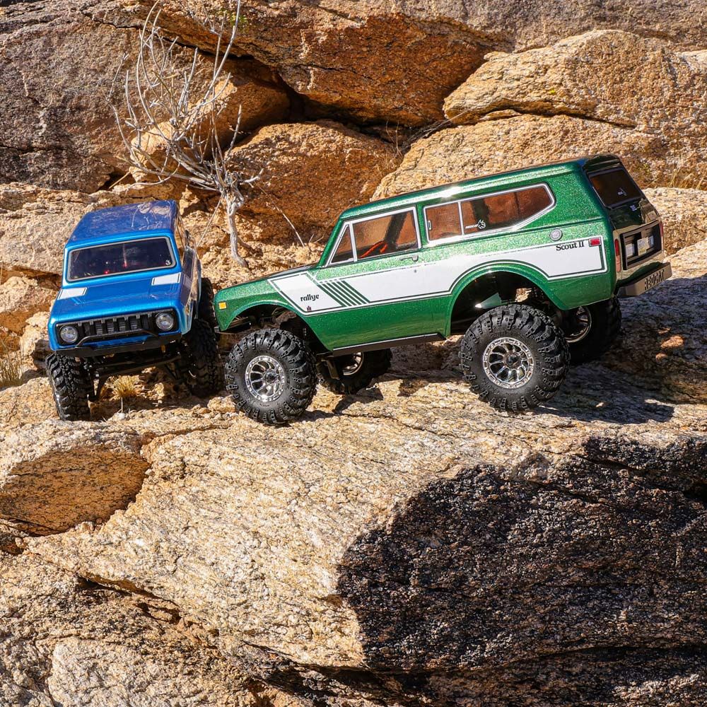 1/18 Ascent-18 International Scout II Rock Crawler, Green