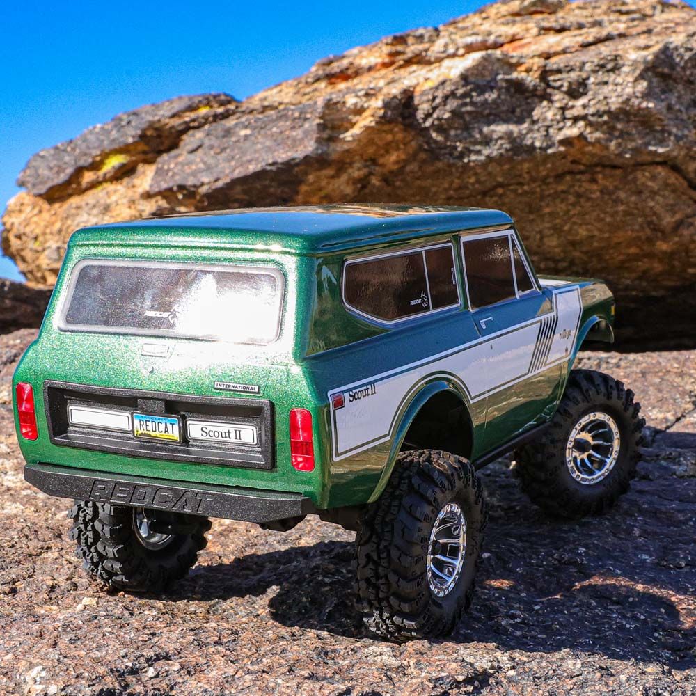 1/18 Ascent-18 International Scout II Rock Crawler, Green