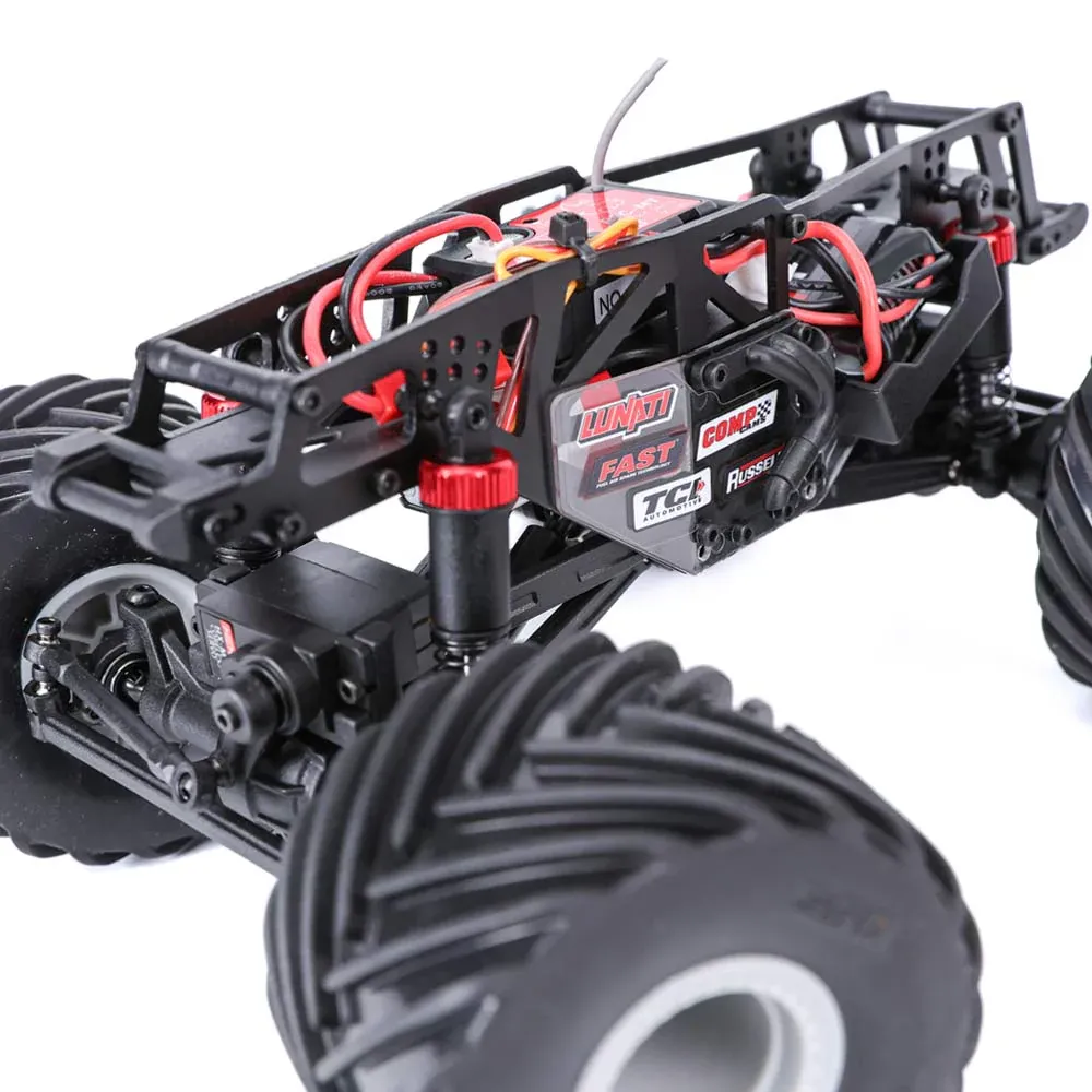 MT-18 - 1/18 Scale Brushed Electric Monster Truck, RED - Edelbrock