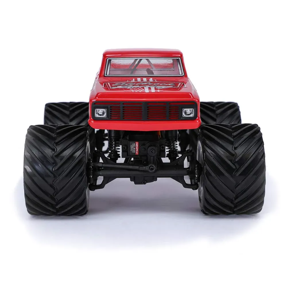 MT-18 - 1/18 Scale Brushed Electric Monster Truck, RED - Edelbrock