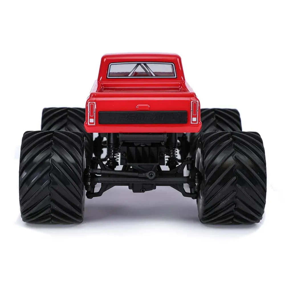 MT-18 - 1/18 Scale Brushed Electric Monster Truck, RED - Edelbrock