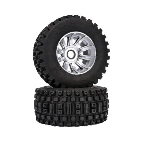 Pre-Mounted Valkyrie 1/10th MT Tires w/ Wheels (1pr