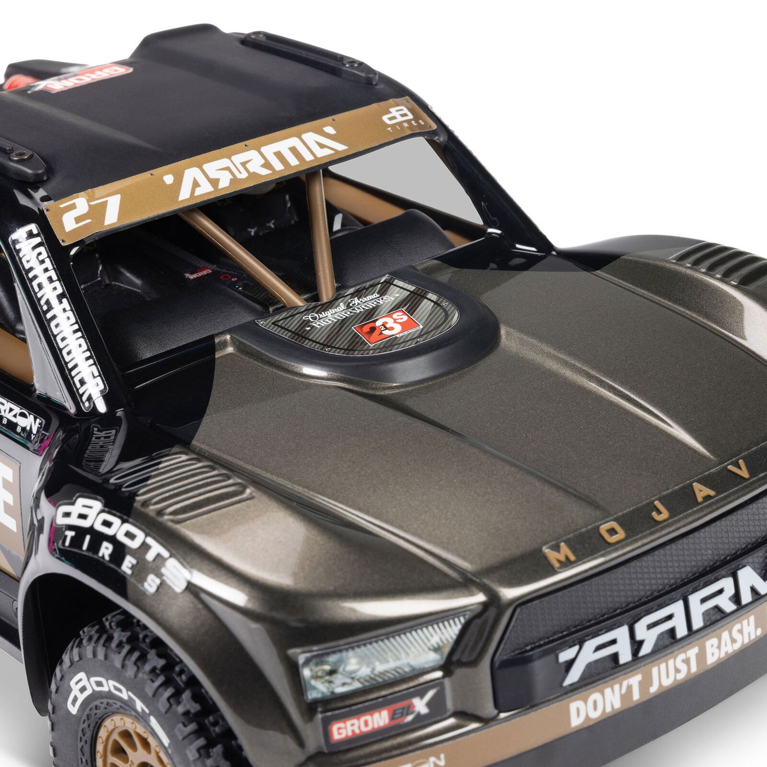1/16 MOJAVE GROM 223S DSC 4X4 RTR Brushless Desert Truck, Black
