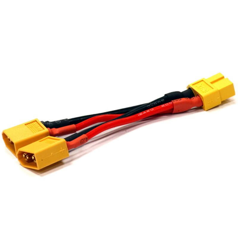 XT60 Parallel 2-Battery Conn Adapter Wire Harness