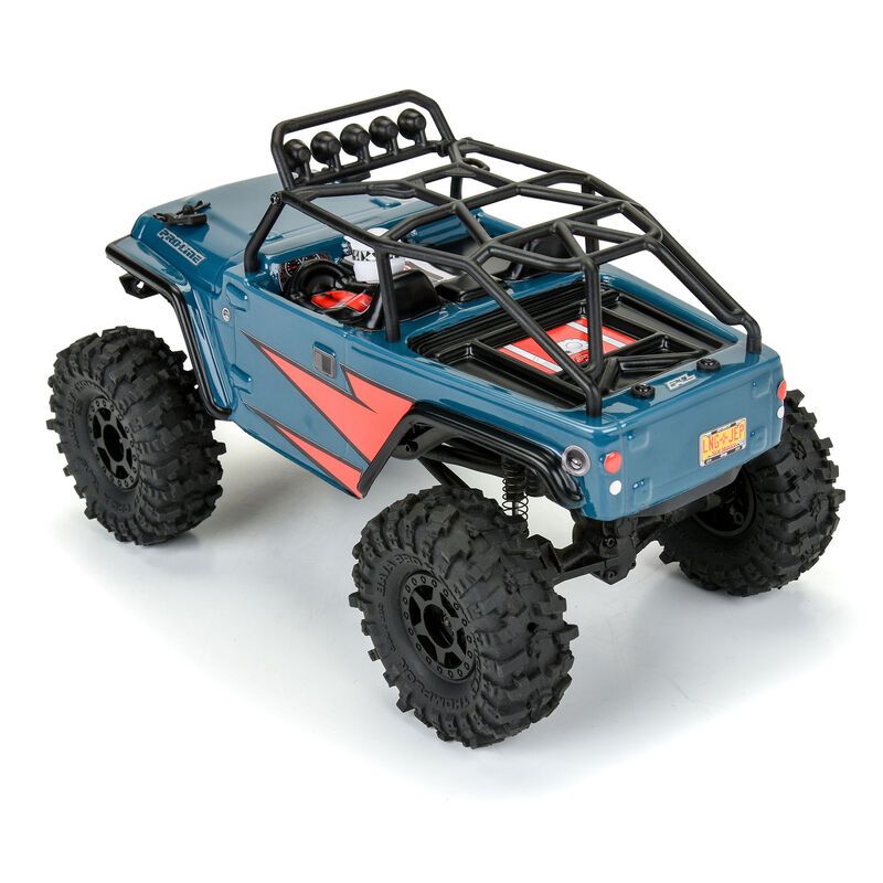 2004 Jeep LJ Clear Body with Trail Cage for Axial SCX24