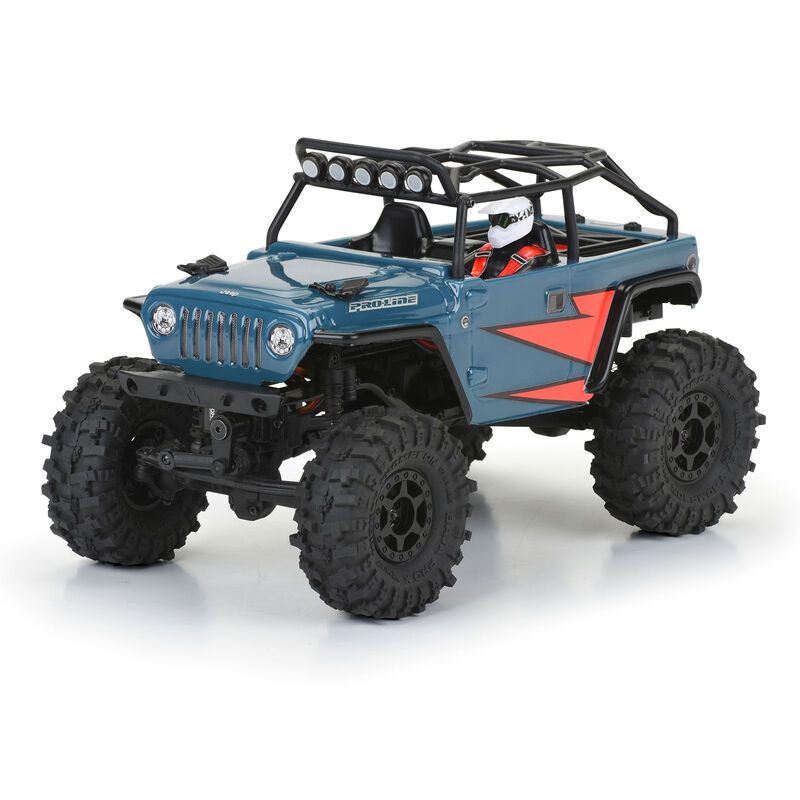 2004 Jeep LJ Clear Body with Trail Cage for Axial SCX24