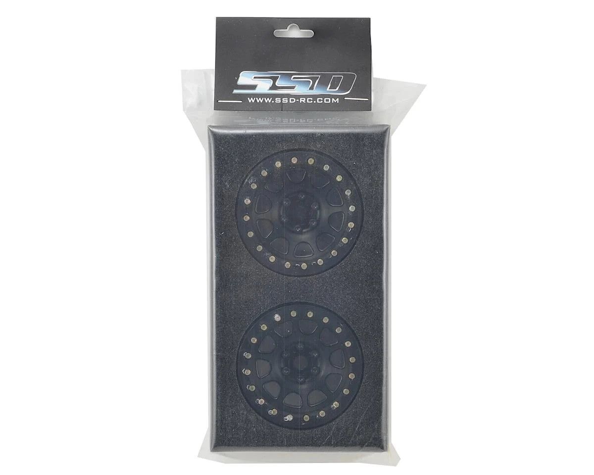 SSD RC 2.2 D Hole Beadlock Wheels (Black) (2)