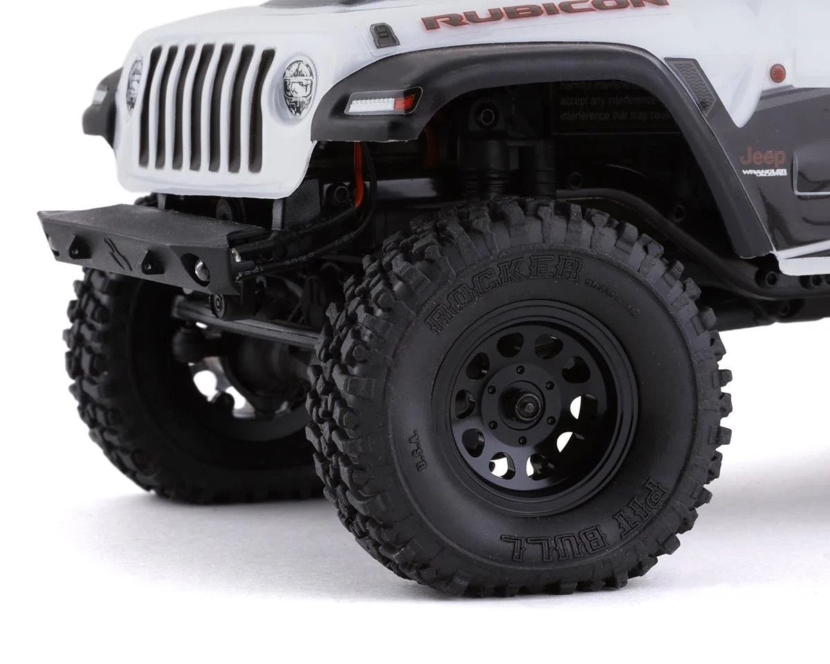 SSD00458  SSD RC SCX24 1.0” Aluminum/Brass D Hole Beadlock Wheels (Black) (2)