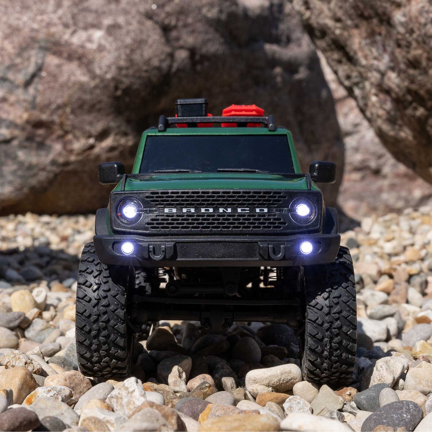 1/24 SCX24 Ford Bronco 4X4 RTR Brushed Rock Crawler (Battery &amp; Charger Included), Green