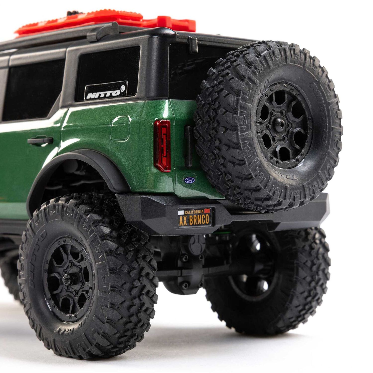 1/24 SCX24 Ford Bronco 4X4 RTR Brushed Rock Crawler (Battery &amp; Charger Included), Green