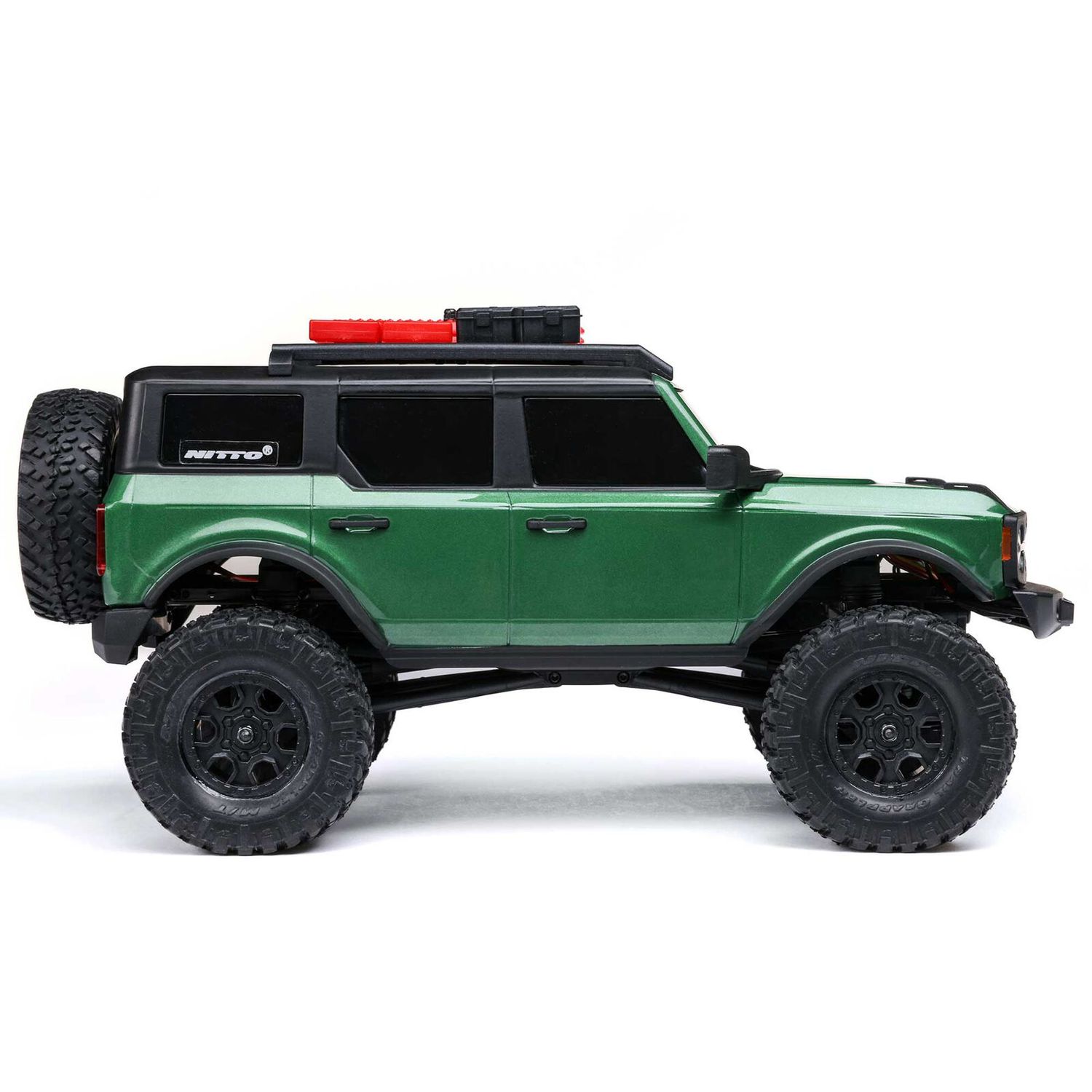 1/24 SCX24 Ford Bronco 4X4 RTR Brushed Rock Crawler (Battery &amp; Charger Included), Green