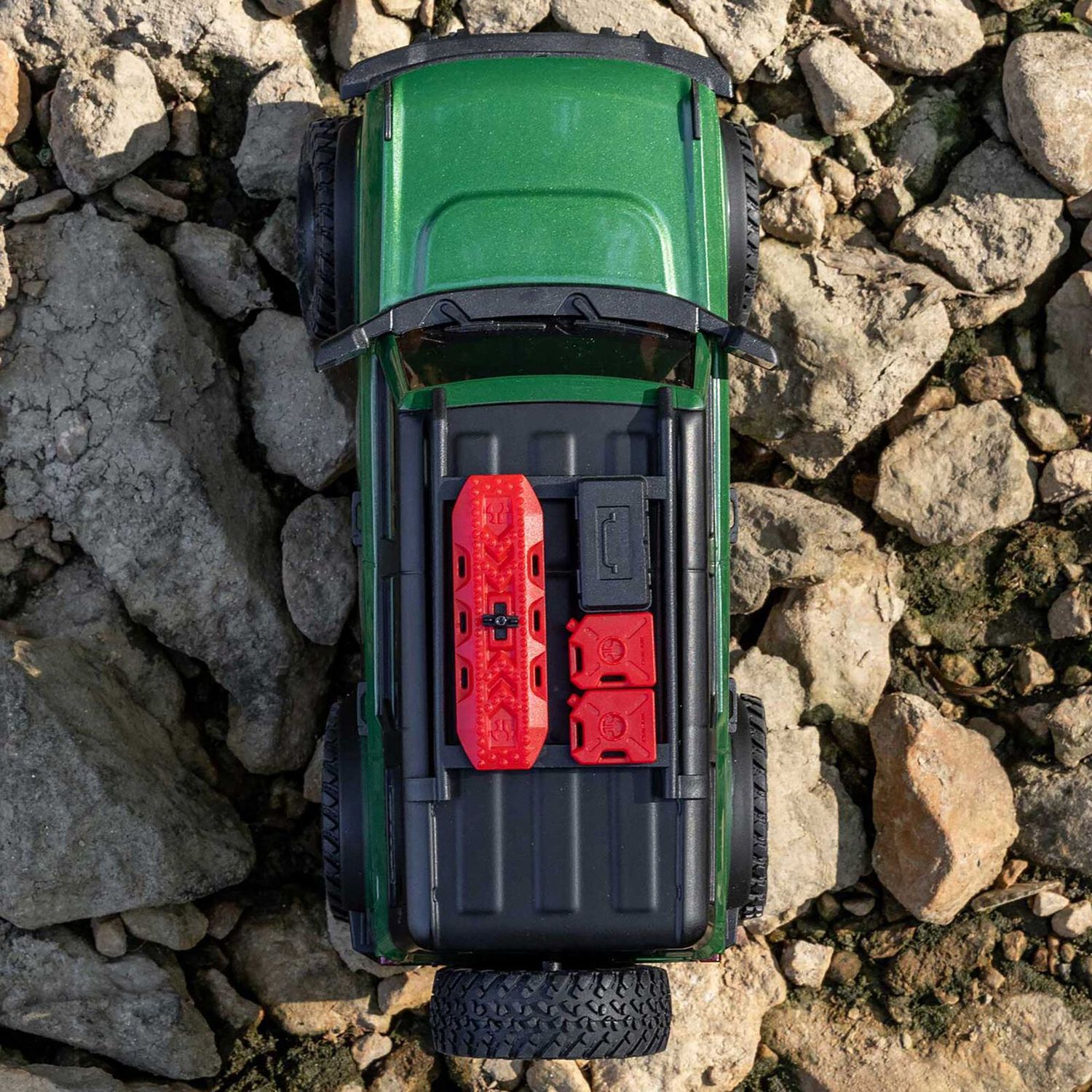 1/24 SCX24 Ford Bronco 4X4 RTR Brushed Rock Crawler (Battery &amp; Charger Included), Green
