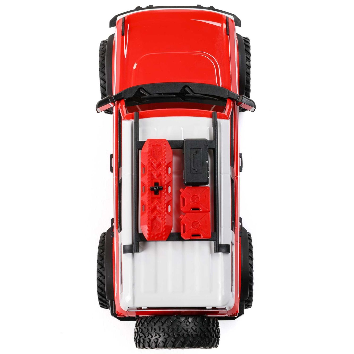 1/24 SCX24 Ford Bronco Heritage Edition 4X4 RTR Brushed Rock Crawler (Battery &amp; Charger Included), Red