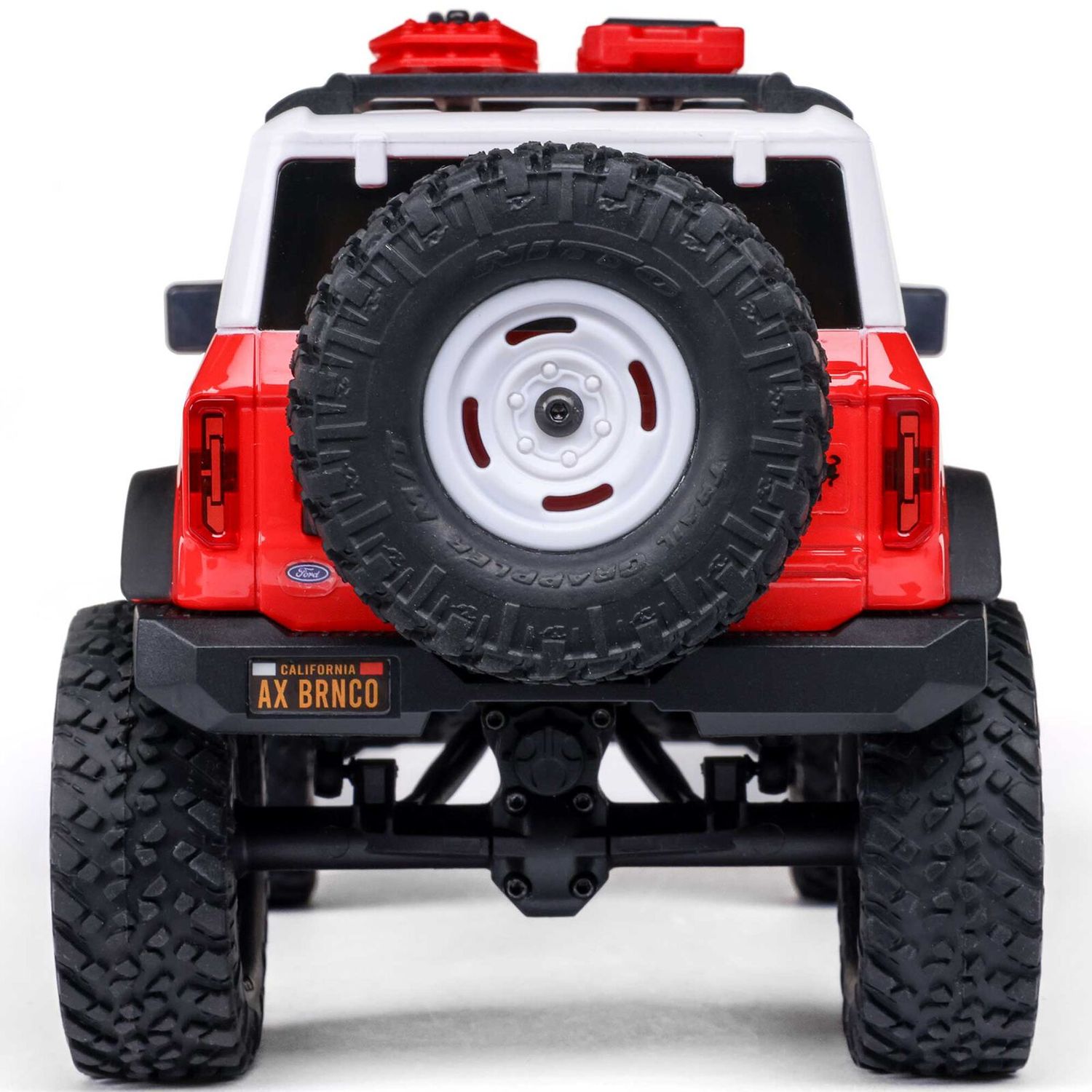 1/24 SCX24 Ford Bronco Heritage Edition 4X4 RTR Brushed Rock Crawler (Battery &amp; Charger Included), Red