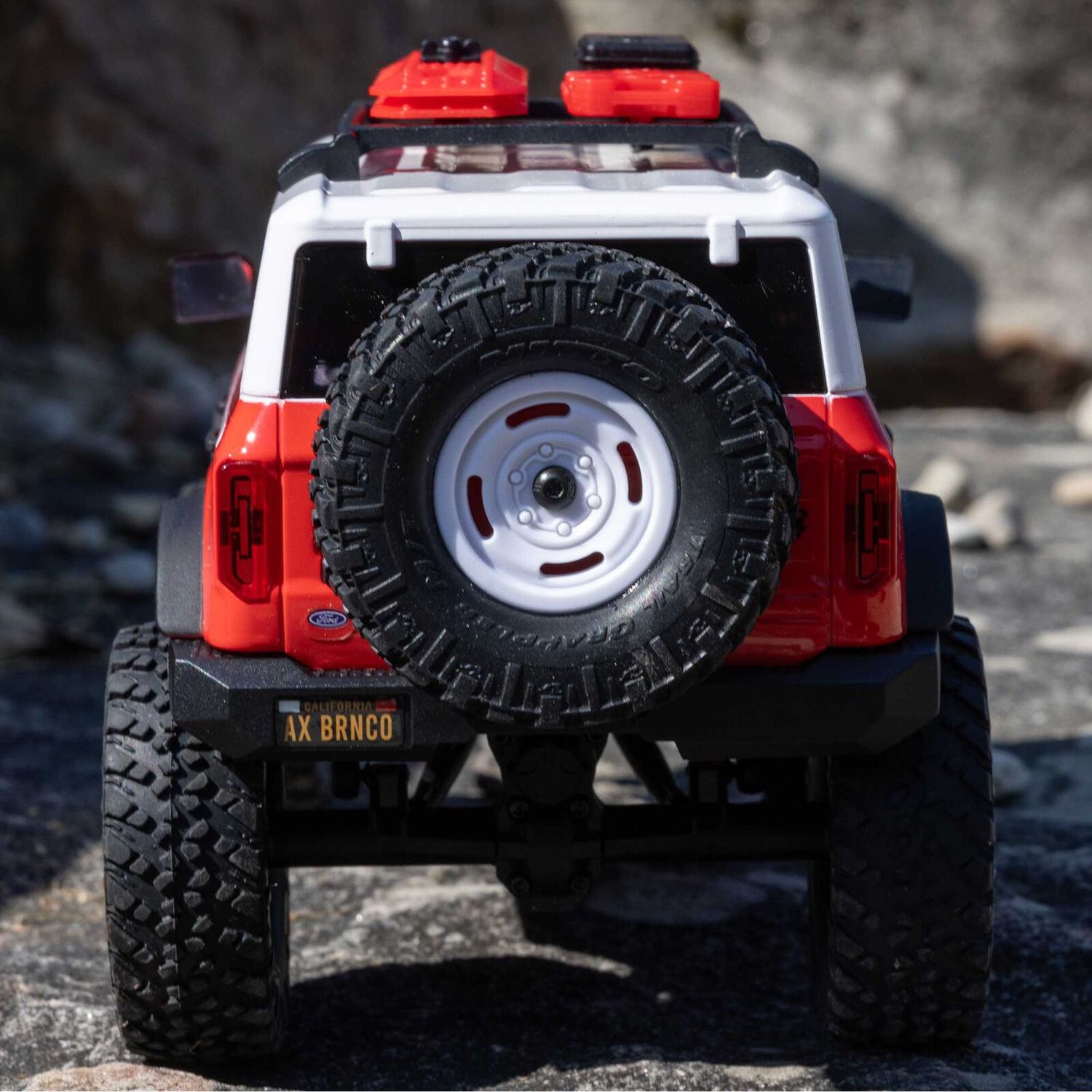 1/24 SCX24 Ford Bronco Heritage Edition 4X4 RTR Brushed Rock Crawler (Battery &amp; Charger Included), Red