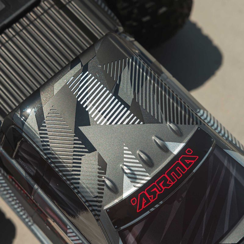 1/10 GRANITE 4X4 223S BLX BRUSHLESS MONSTER TRUCK RTR WITH DSC, GUN METAL