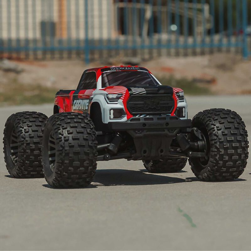 1/10 GRANITE 4X4 223S BLX BRUSHLESS MONSTER TRUCK RTR WITH DSC, RED