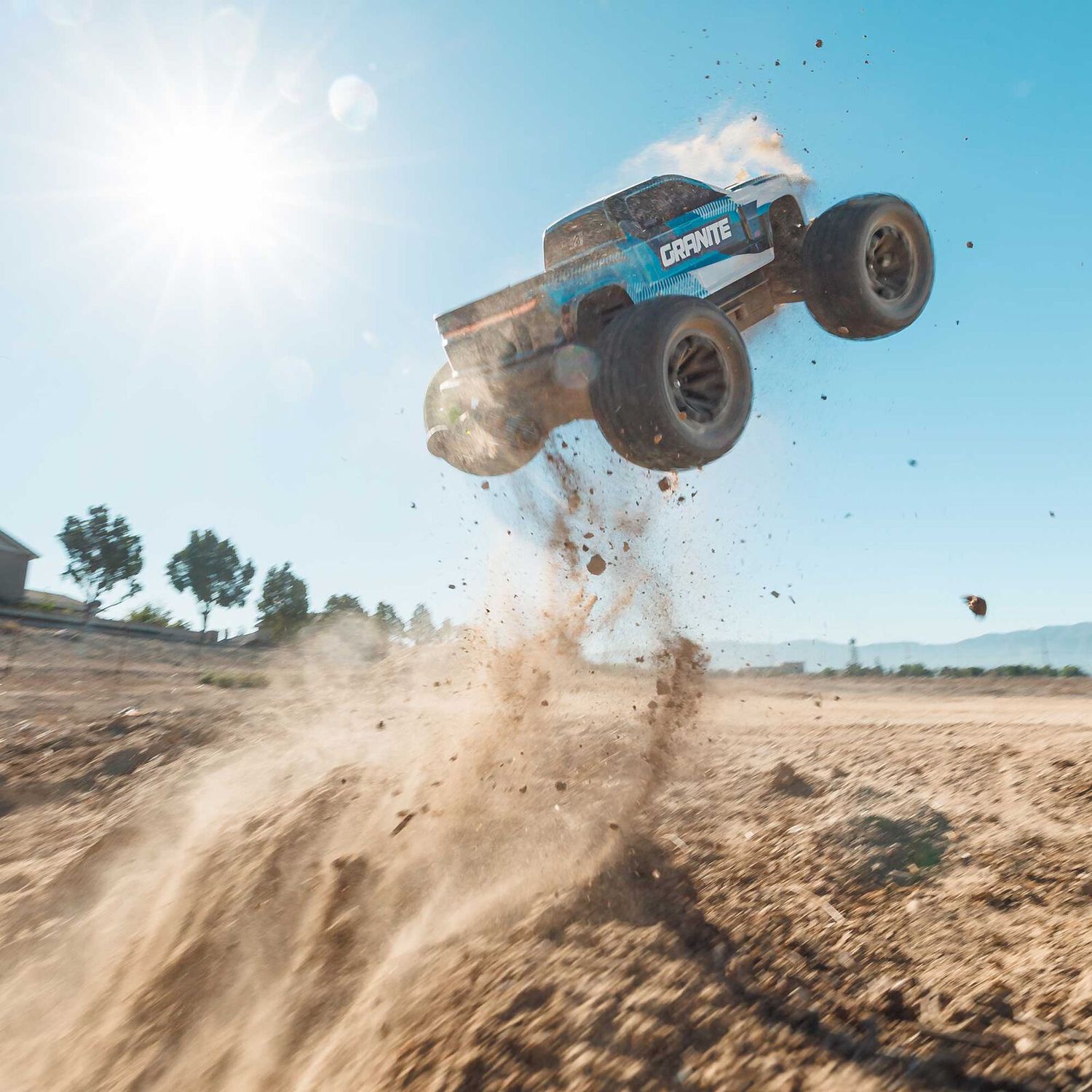 1/10 GRANITE 4X4 223S BLX BRUSHLESS MONSTER TRUCK RTR WITH DSC, BLUE