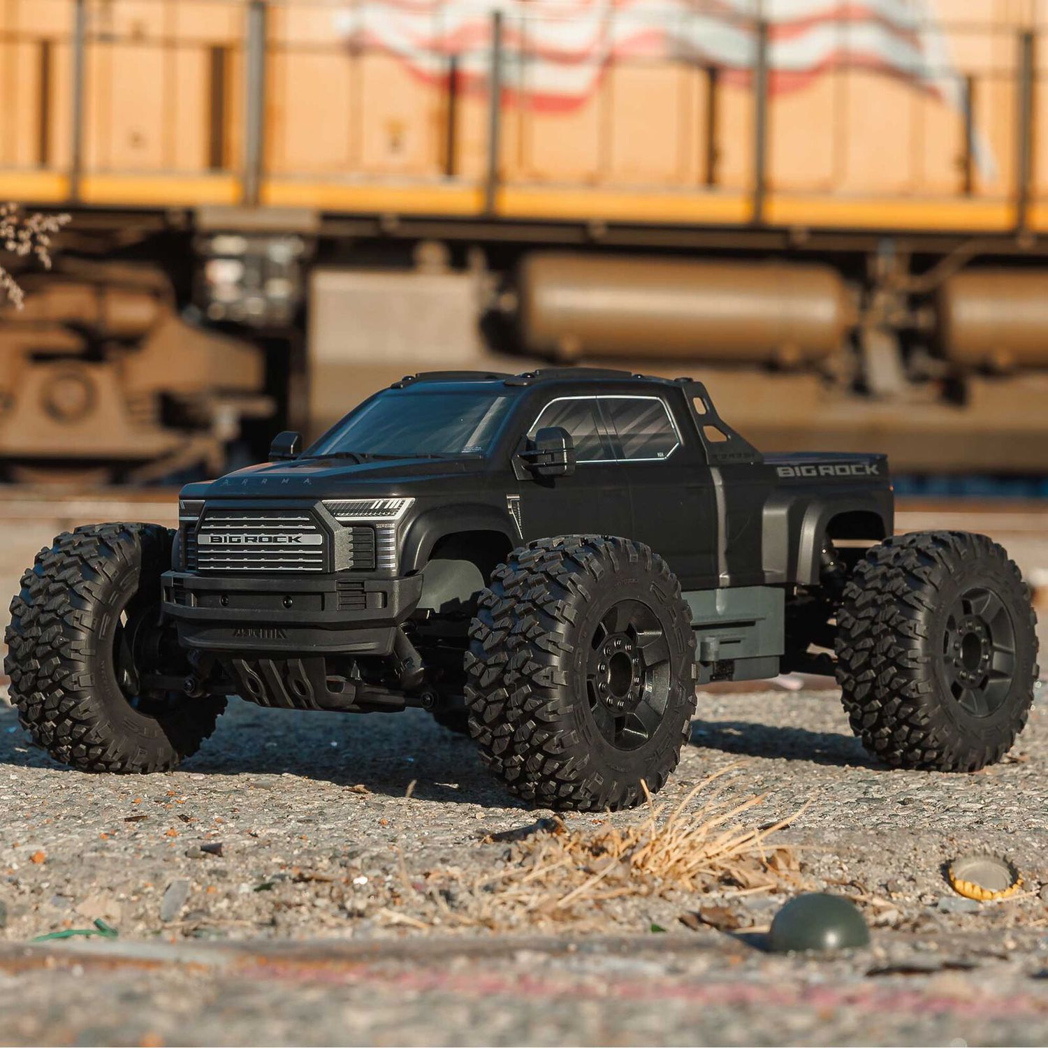 1/10 BIG ROCK 4X4 223S BLX BRUSHLESS STREET TRUCK RTR WITH DSC, (Black)