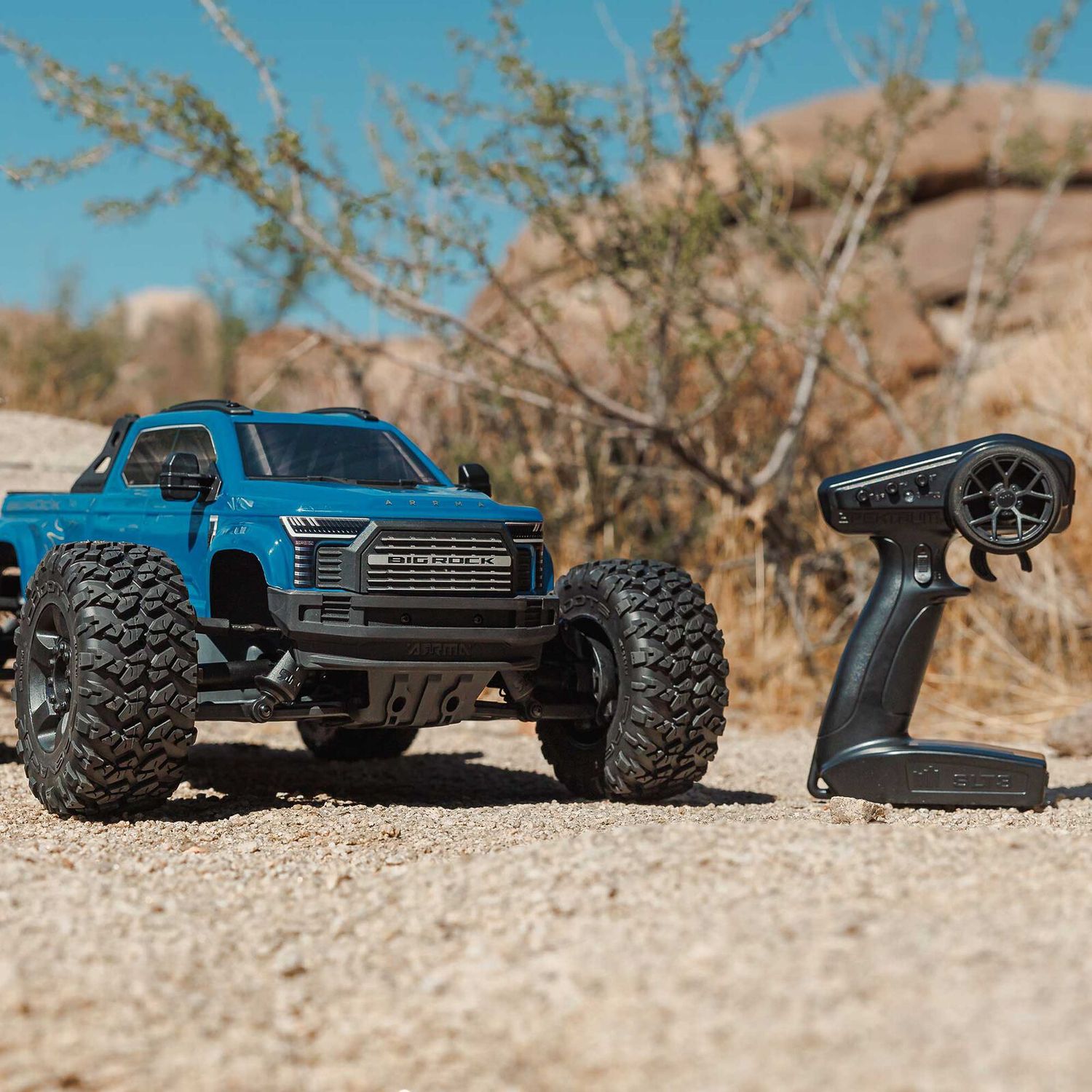 1/10 BIG ROCK 4X4 223S BLX BRUSHLESS STREET TRUCK RTR WITH DSC, (Blue)