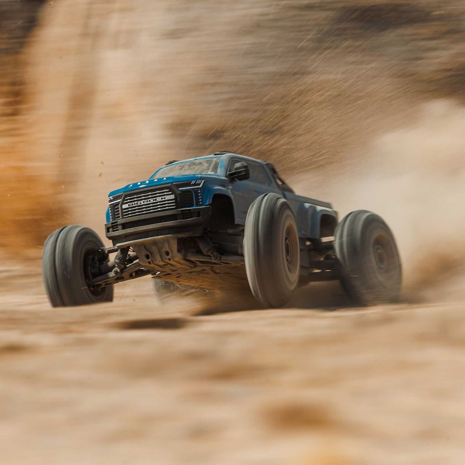 1/10 BIG ROCK 4X4 223S BLX BRUSHLESS STREET TRUCK RTR WITH DSC, (Blue)