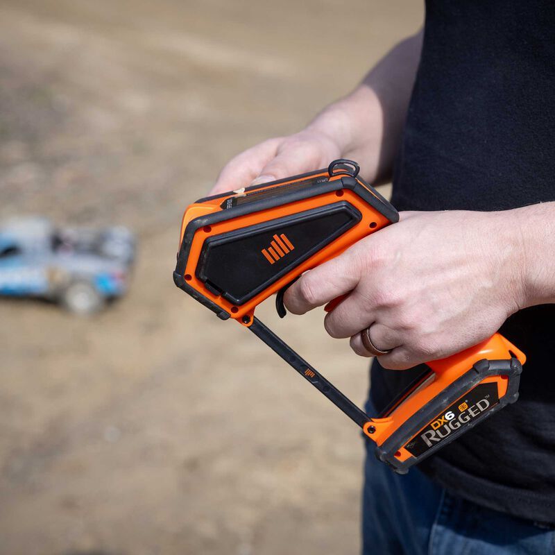 DX6 Rugged 6 Channel DSMR Transmitter Only, Orange