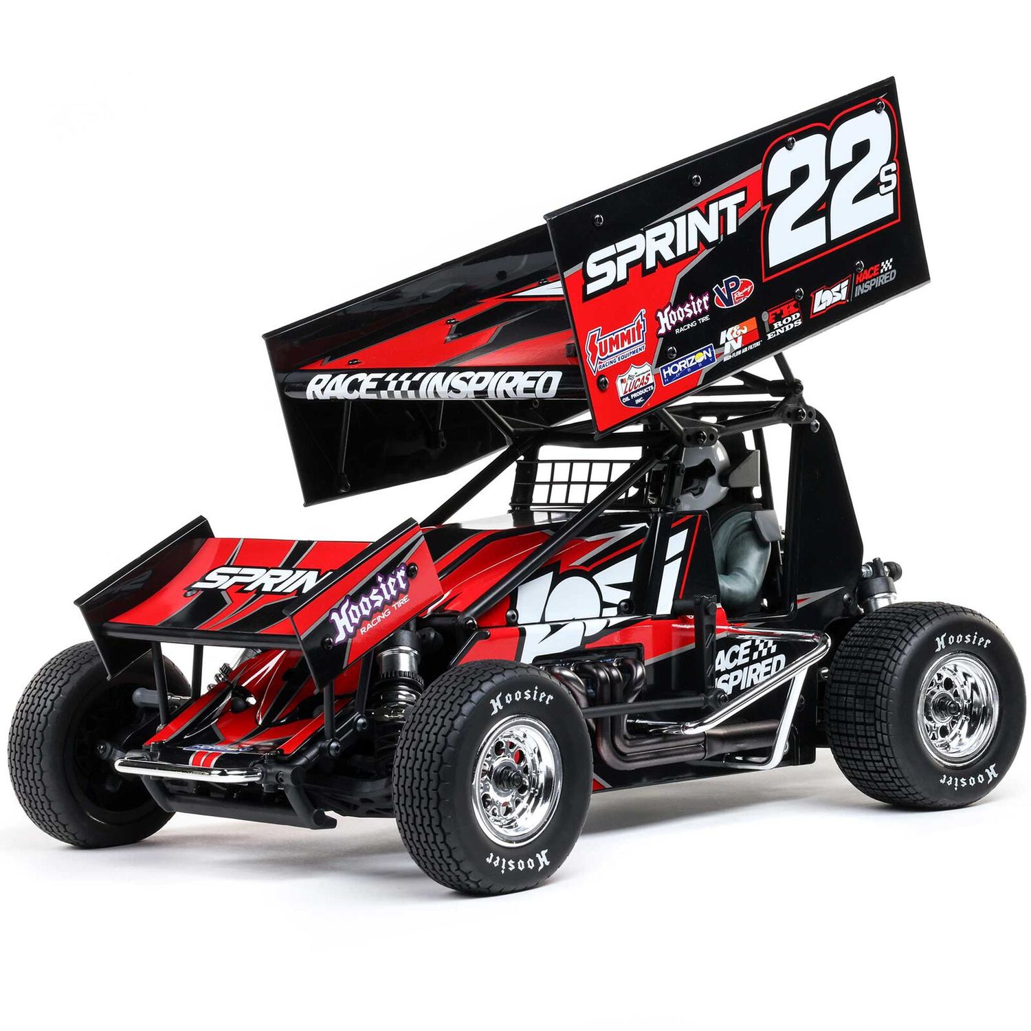 22S Sprint, RTR with Battery and Charger, Red: 1/10 2WD