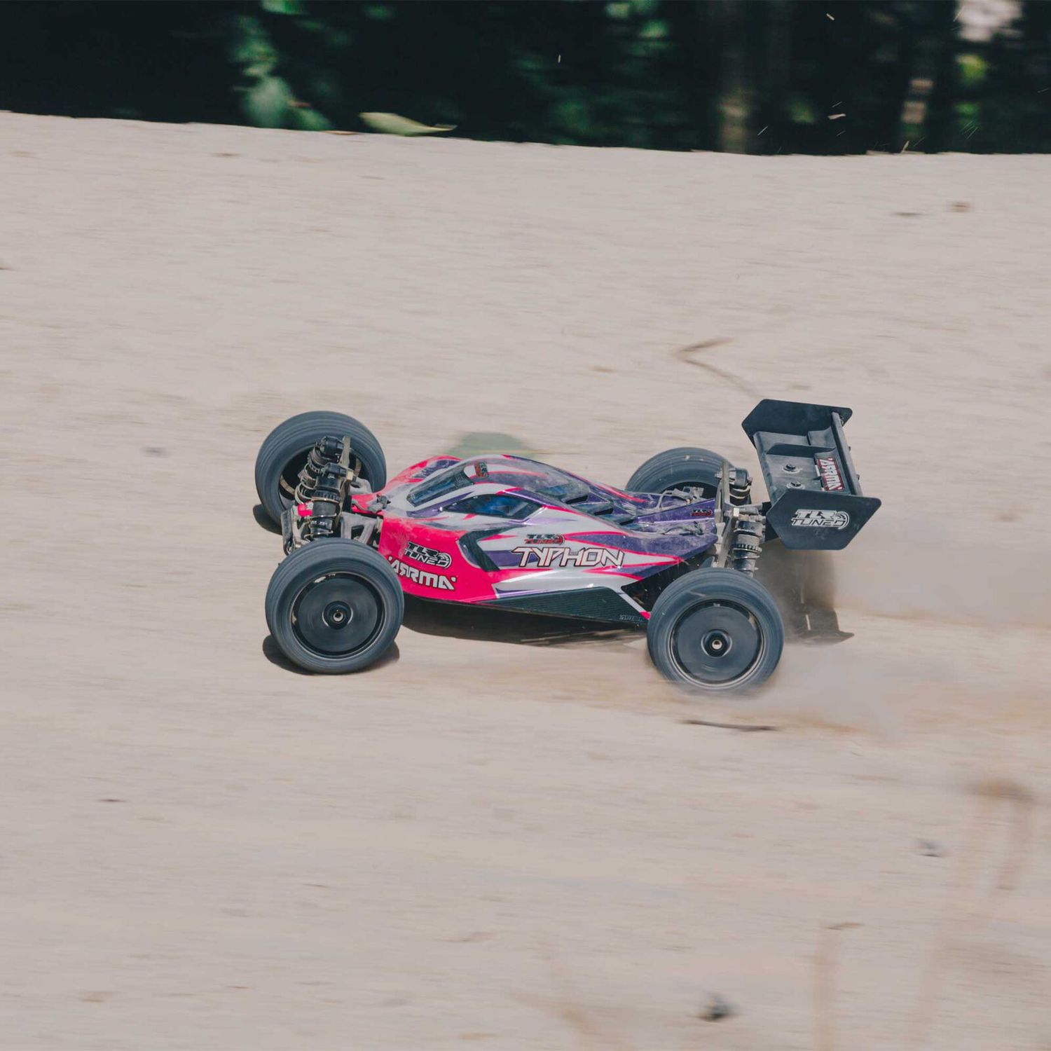 TLR Tuned TYPHON 1/8 4WD Roller (Pink/Purple)