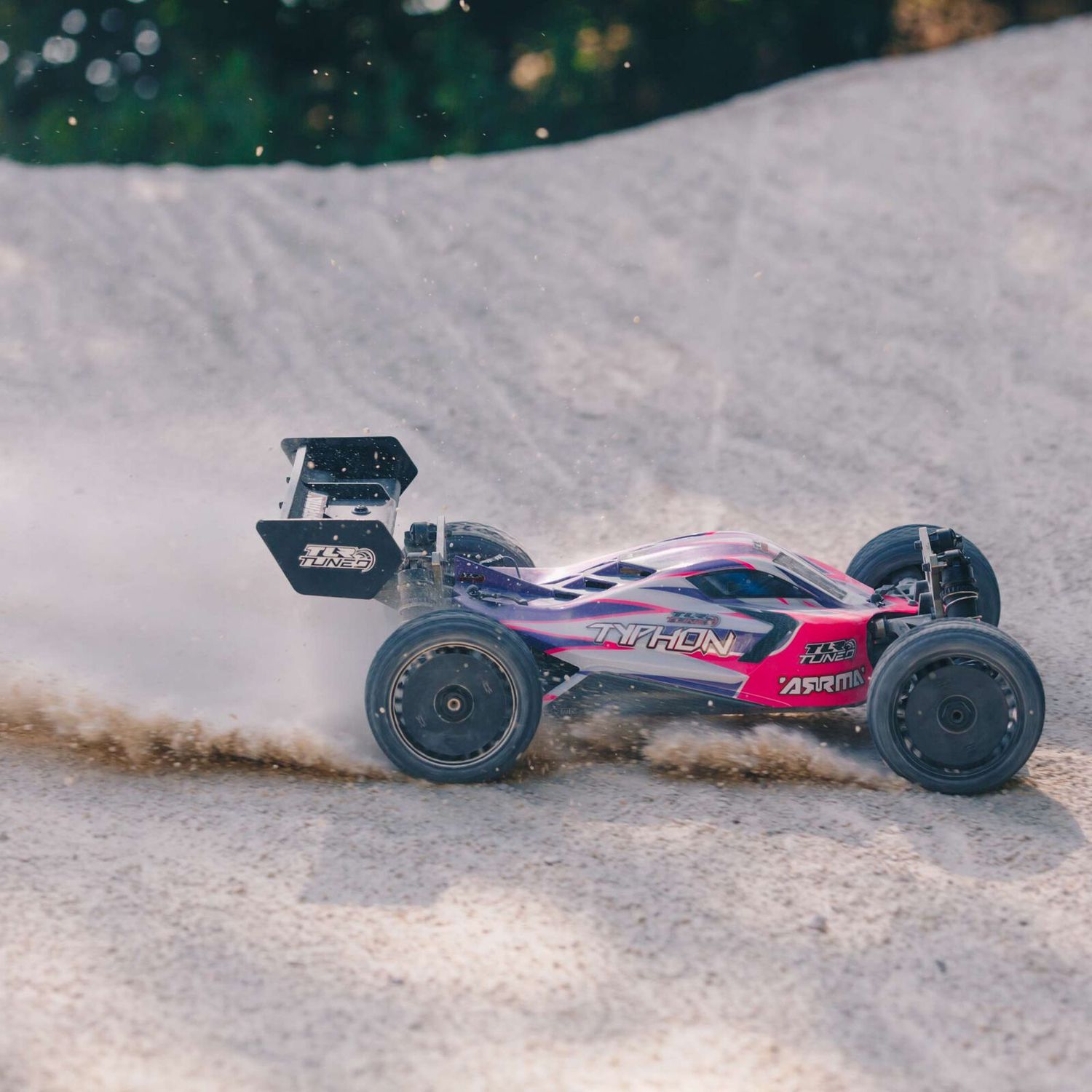 TLR Tuned TYPHON 1/8 4WD Roller (Pink/Purple)