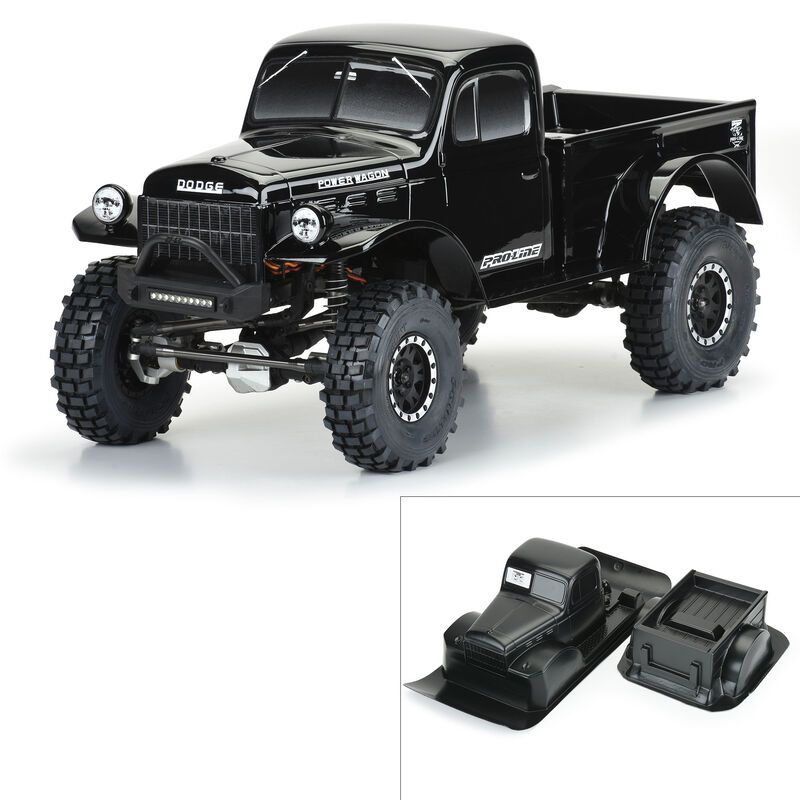 1946 Dodge Power Wagon (Black) 12.3 WB Crawlers