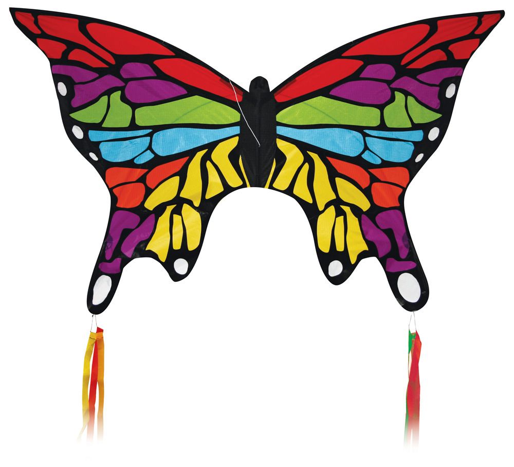 47&quot; Rainbow Butterfly Kite
