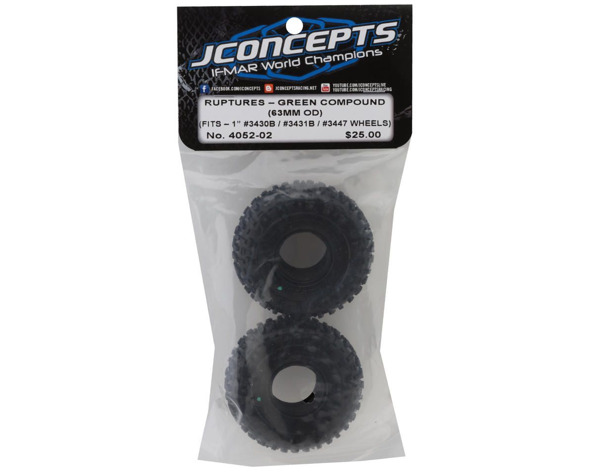 Ruptures - green compound - (Fits - 1.0&quot; SCX24 wheel) - 63mm OD