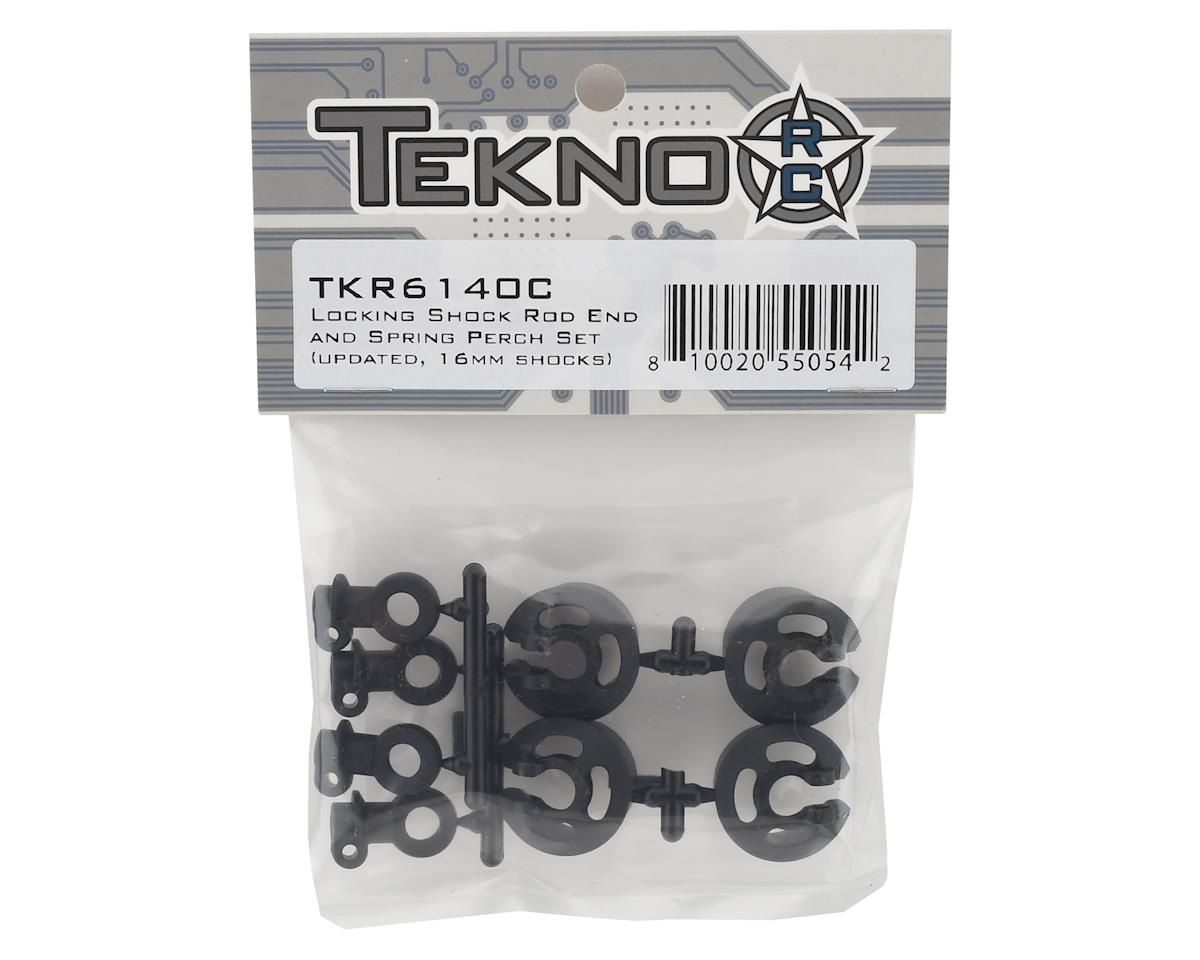 Tekno Locking Shock Rod End and Spring Perch Set TKR6140C