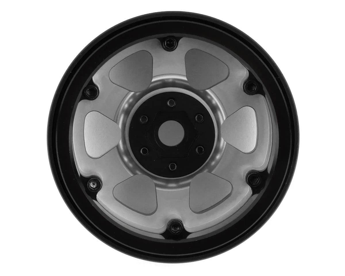 SSD RC Challenger 2.2&quot; Beadlock Crawler Wheels (Silver) (2)