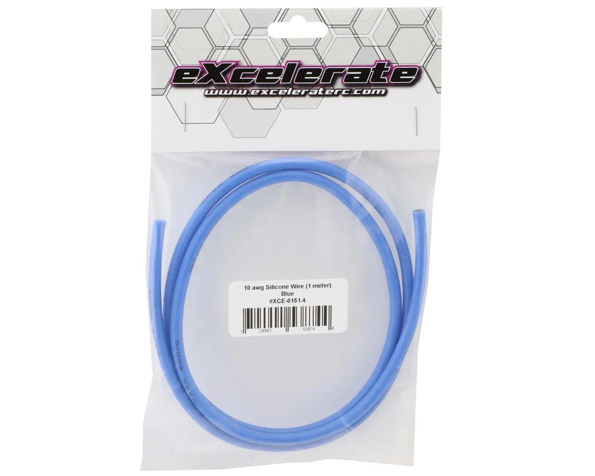 eXcelerate Silicone Wire (Blue) (1 Meter) (10AWG)