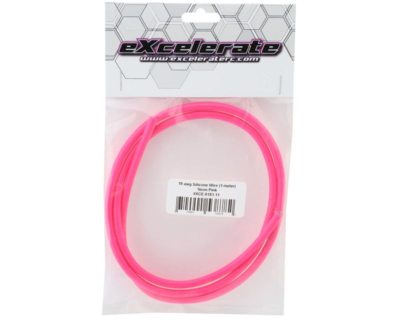 eXcelerate Silicone Wire (Neon Pink) (1 Meter) (10AWG)